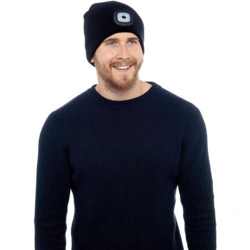 Storm Ridge Mens LED Beanie Hat