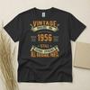 70e Verjaardag T-shirt Geboren In 1956 70 Jaar Oud Cadeaus Vintage 1956 T-shirt Tee