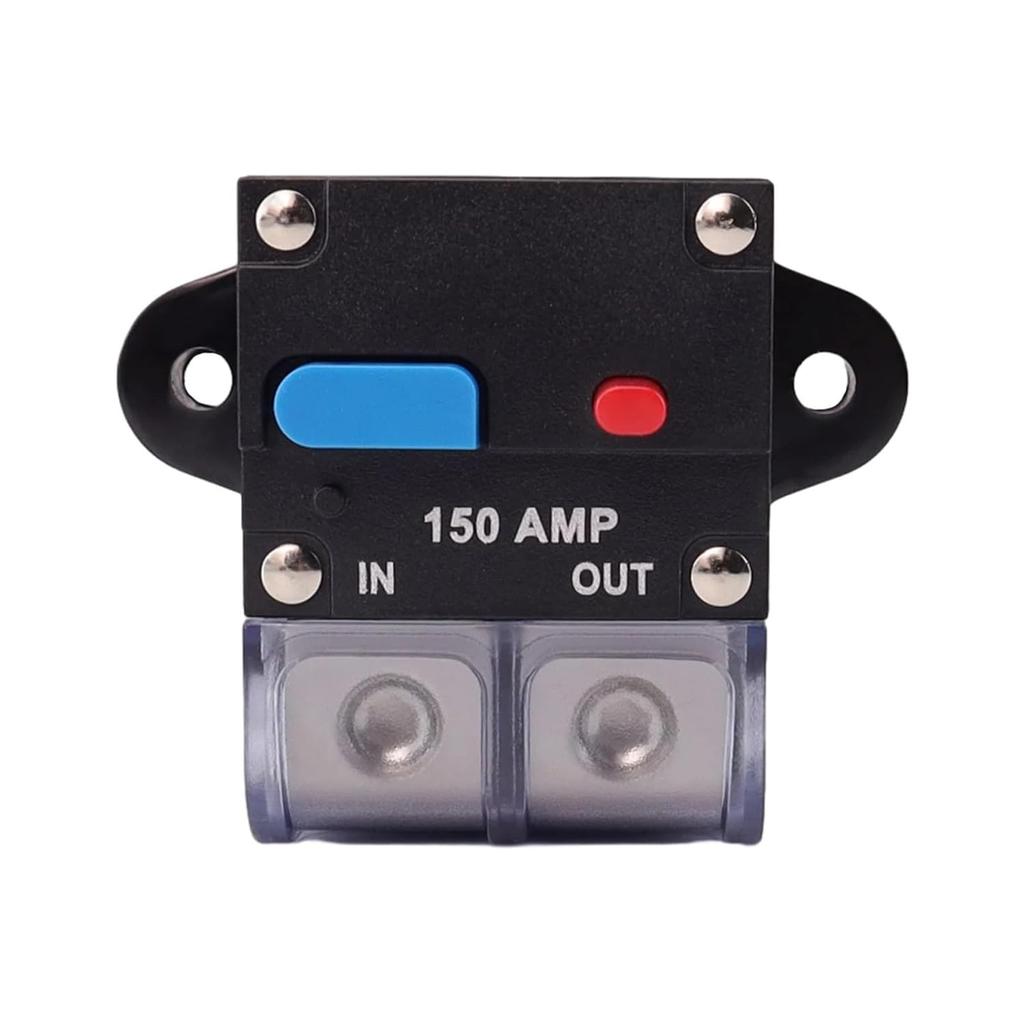 50A to 300A Circuit Breaker with Manual Reset for Car System Waterproof Marine Circuit Breaker Reset Fuse 12V- 48V DC(200A)