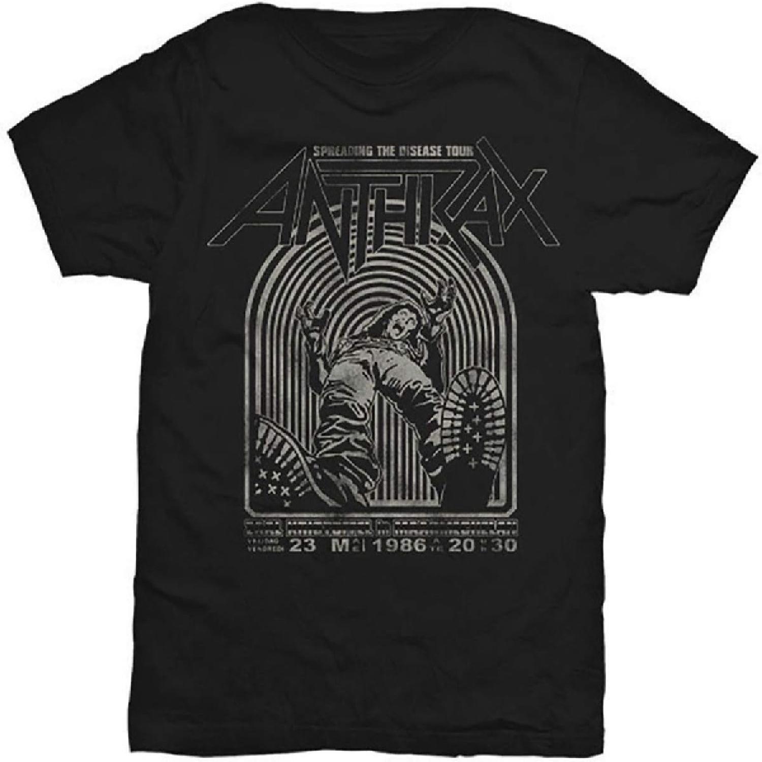 Anthrax Men s Spreading The Disease T-Shirt Black S
