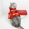 Katze Chinesisches Neujahr Kostüm Umhang Frühlingsfest Hundeumhang Verkleidung Kleidung Festkostüm Foto Outfit für Haustiere