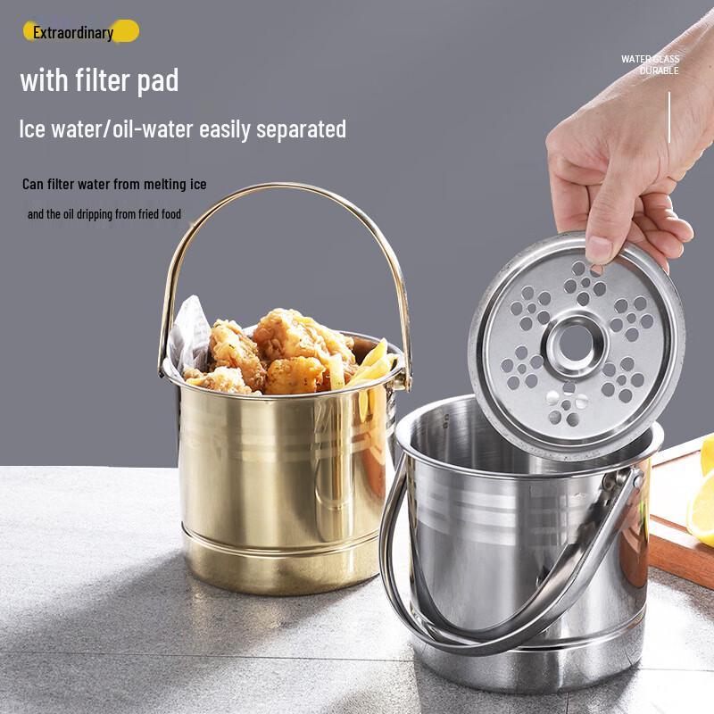 Stainless Steel Insulated Ice Bucket