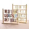 Vintage Wooden Storage Rack 2/3/4 Layer Jewelry Organizer Holder Hair Rope Rack  Home Decors