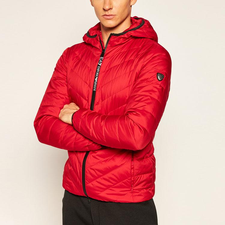 Emporio Armani EA7 Daunenjacke Herren Rot 8NPB07-PNE1Z-1450