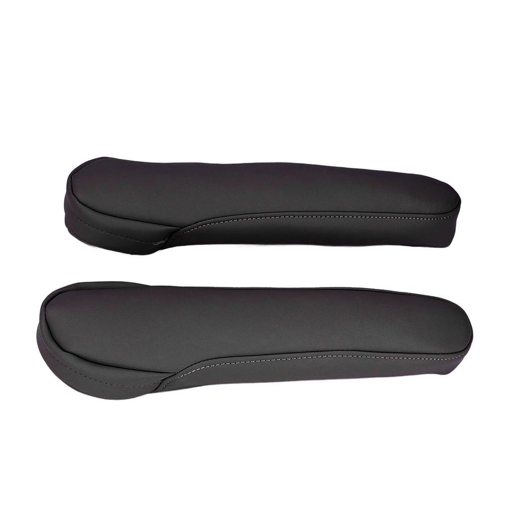 2 st Sätets Armstödsskydd Läder Bilinteriör Tillbehör Ersättning för Odyssey 2004‑2014 Svart