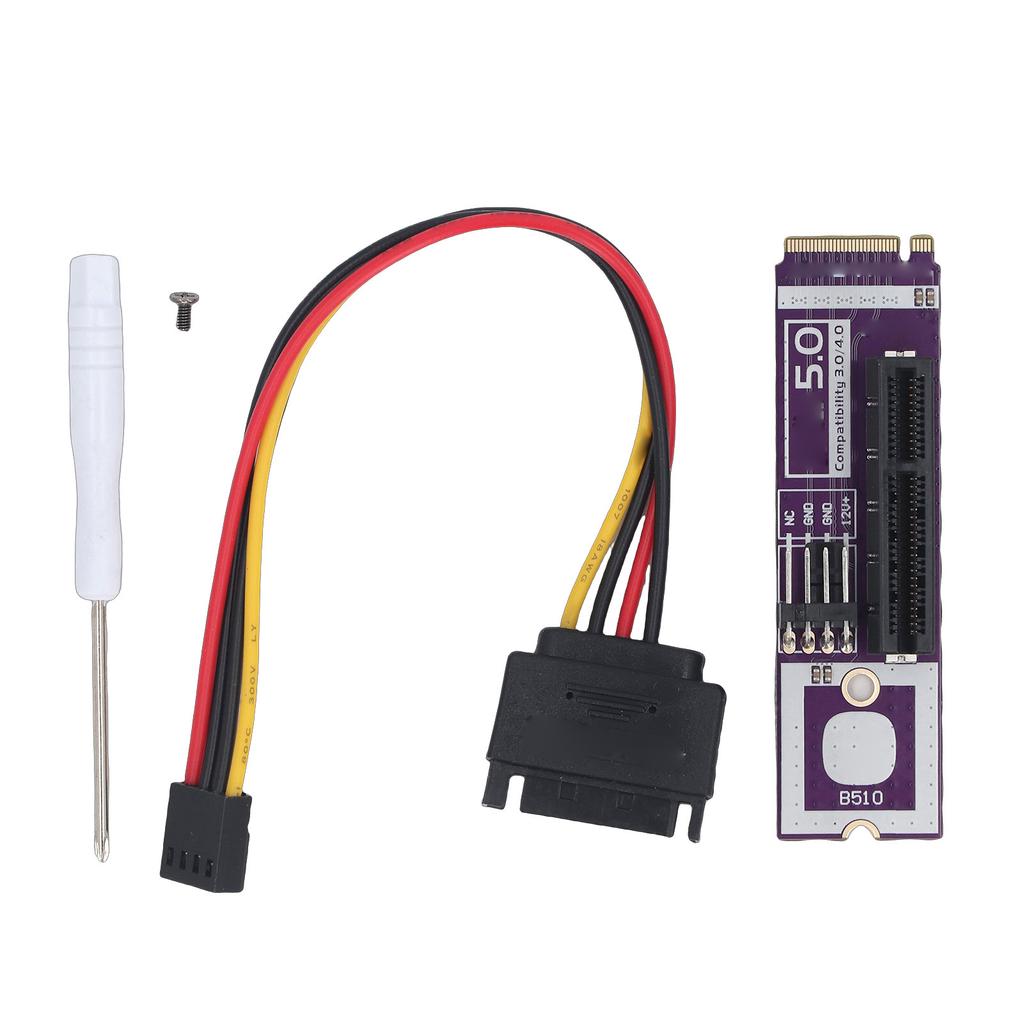 PCIE5.0 to M2 Adapter Card NVME to PCIE Expansion Card PCIE X4 Laptop External Graphics Card Expansion Adapter