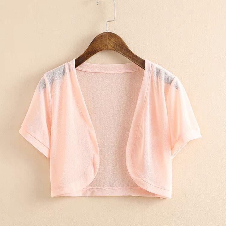 Women's Summer Chiffon Sun Protection Shawl Cardigan - Plus Size, Versatile, Lightweight, Short Style Jacket