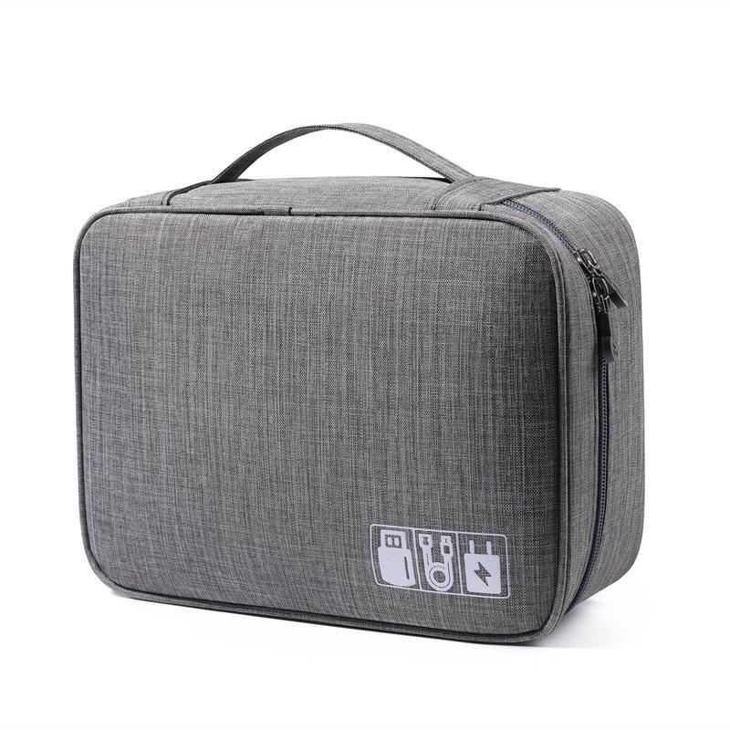 Cationic Waterproof Portable Charger & Data Cable Storage Bag