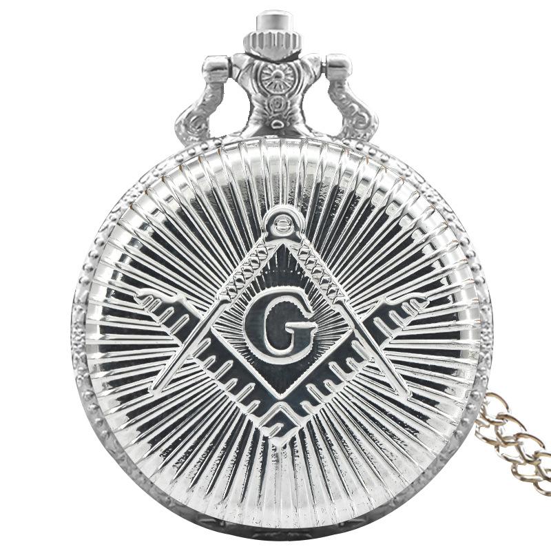 

Винтажное масонское ожерелье с подвеской, кварцевые раскладные арабские цифровые карманные часы