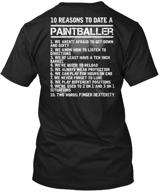 

Paintball Player T-shirt Made in the USA Size S to 5XL Unisex T-Shirt XXL