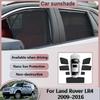 For Land Rover LR4 Discovery 4 L319 2009~2016 Car Mesh Sunshades Side Window Magnetic Privacy Curtains Sun Visors Accessories YU2