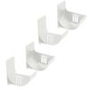 4pcs Wall Mounted Trash Bag Holder Bin Bag Organizers With Strong Adhesive for Multipurpose Use In Any Room Storage