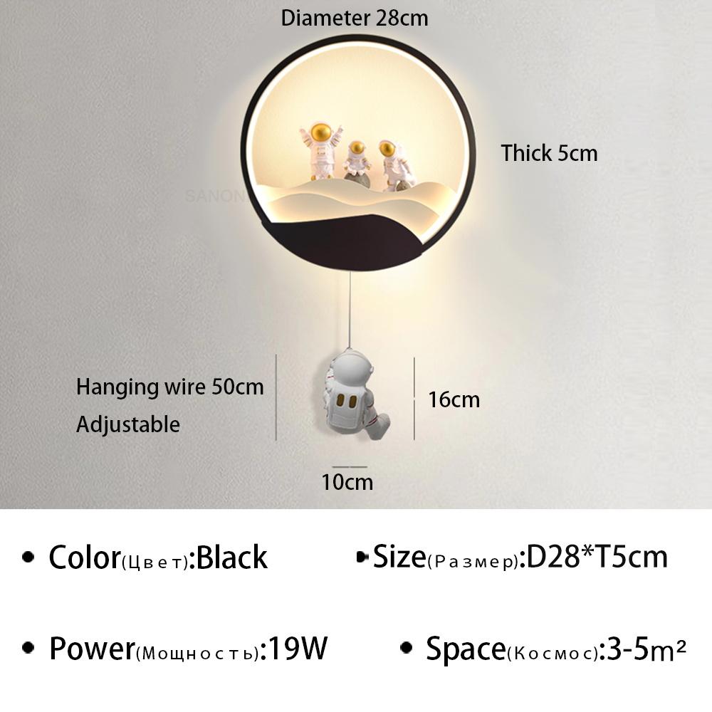 Moderne LED-Wandleuchte für Kinderzimmer, Flur, Treppe, Schlafzimmer, Nachttisch, Wohnzimmer, Heimdekor, Beleuchtungskörper, Wandleuchte, Lüster