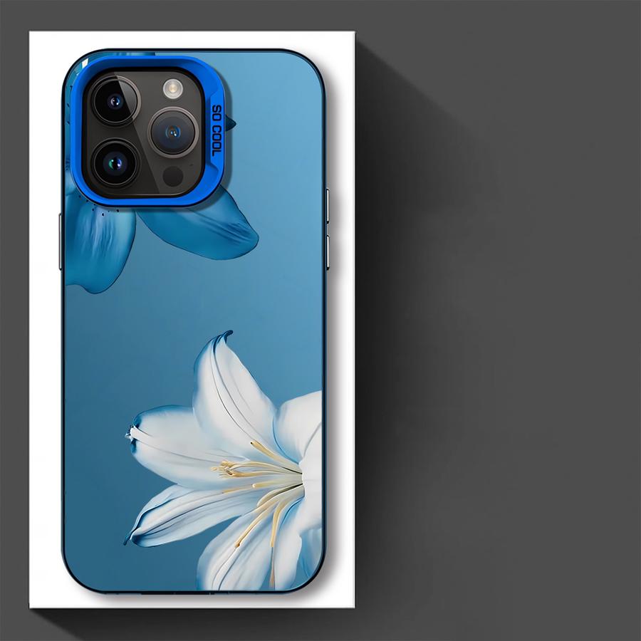 Cartoon Flower Pattern Phone Cover Case for iPhone 17 Pro Max 16 13 12 Pro 14 Plus 15 Air 11