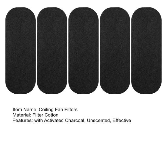 Ceiling Fan Filters for Blades Air Filters with Activated Charcoal Odor Common Household Air Purifiers Unscented Carbon