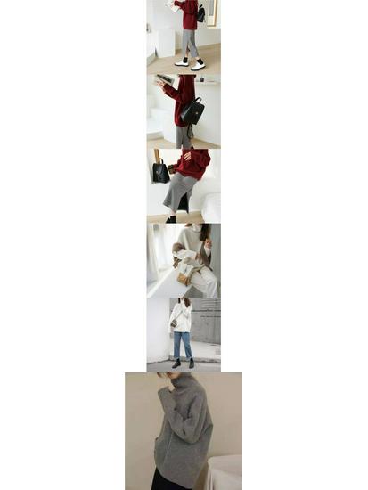 Women's Trendy Thick Knit High-Neck Sweater - Loose, Gentle French Style for Autumn/Winter