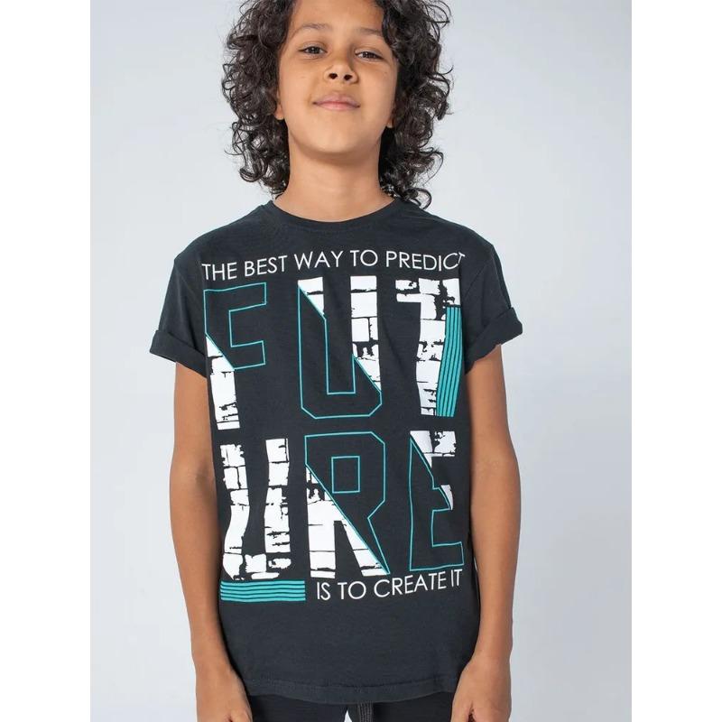 

Летний топ с круглым вырезом и 3D мультяшным принтом, модная повседневная футболка с коротким рукавом для детей и мальчиков 170