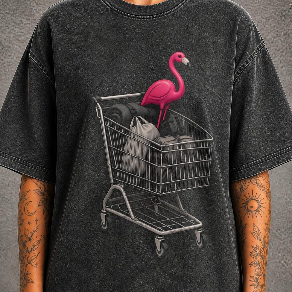 Agatha Cart Dungeon Crawler Carl Mineralgewaschenes T-Shirt | Schweres T-Shirt | Vintage Streetwear