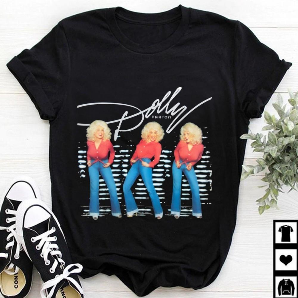 

Dolly Dolly Parton T Shirt Funny Cotton Tee Men All Size S M L 234XL Unisex T-Shirt L