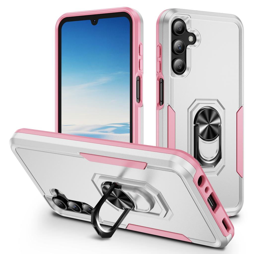 For Samsung Galaxy A15 5G/A15 4G Case Military Grade Ring Kickstand PC+TPU Phone Cover