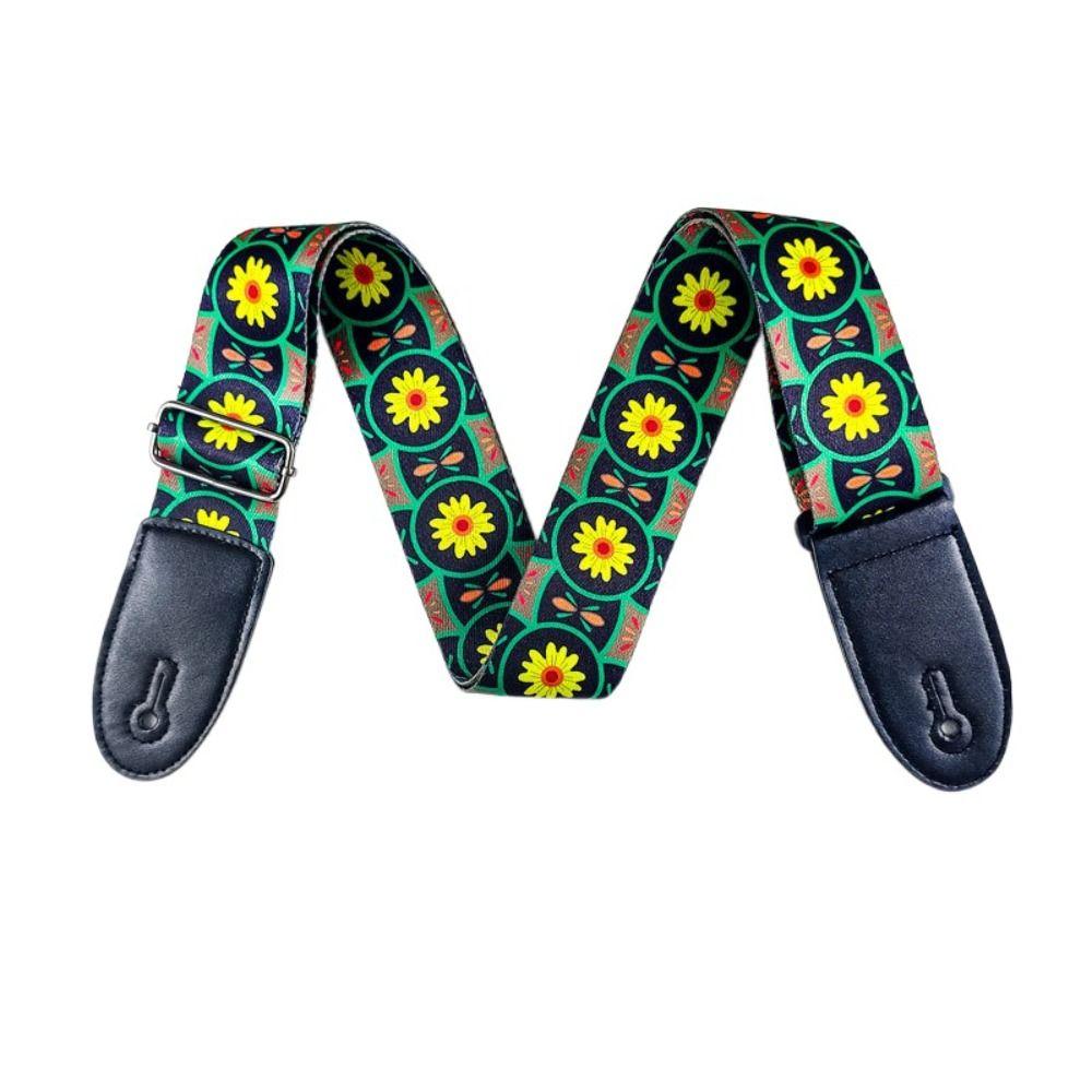 Adjustable Guitar Strap Ethnic Style Electric Guitar Belts Guitar Shoulder Belt  Guitar Accessories