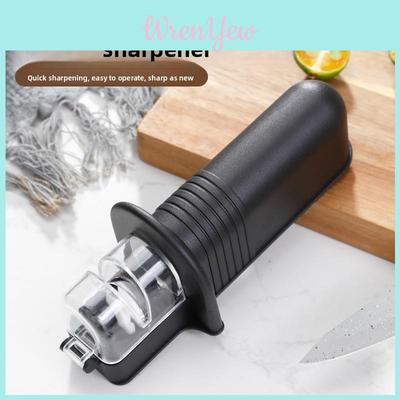 Kitchen Knife Sharpener With Dualsided Ceramic Stones For Home Use