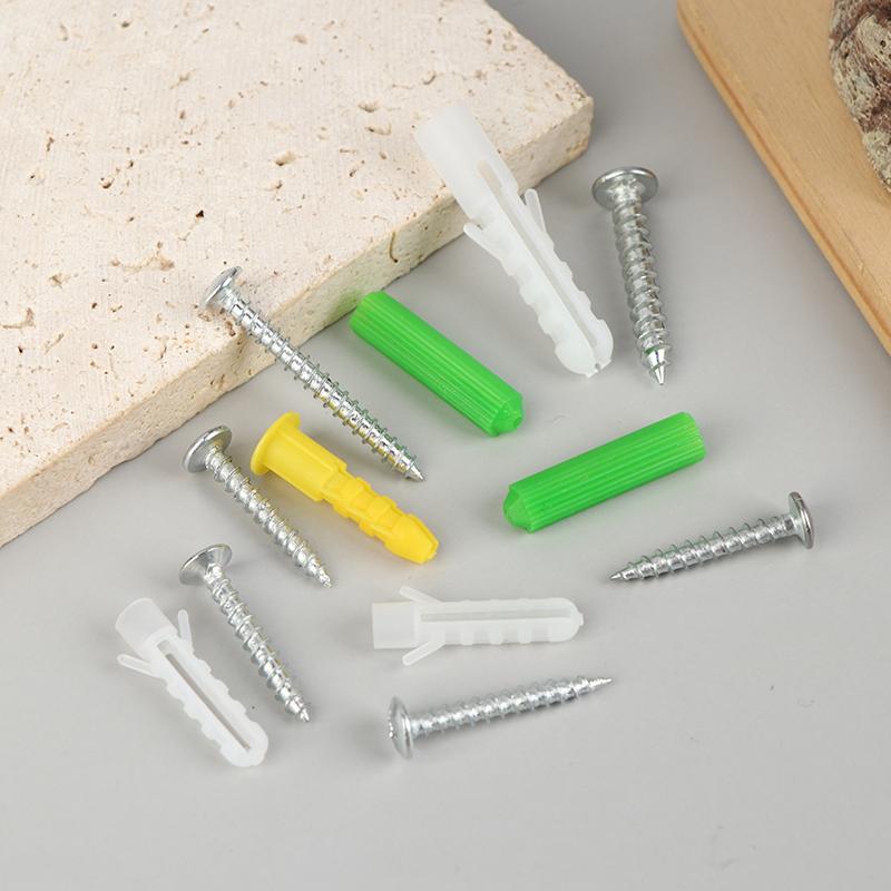 10 Bags Self-Tapping Screws Kit Stainless Steel Expansion Screws Cross Tips Wall Anchors And Screws For Drywall