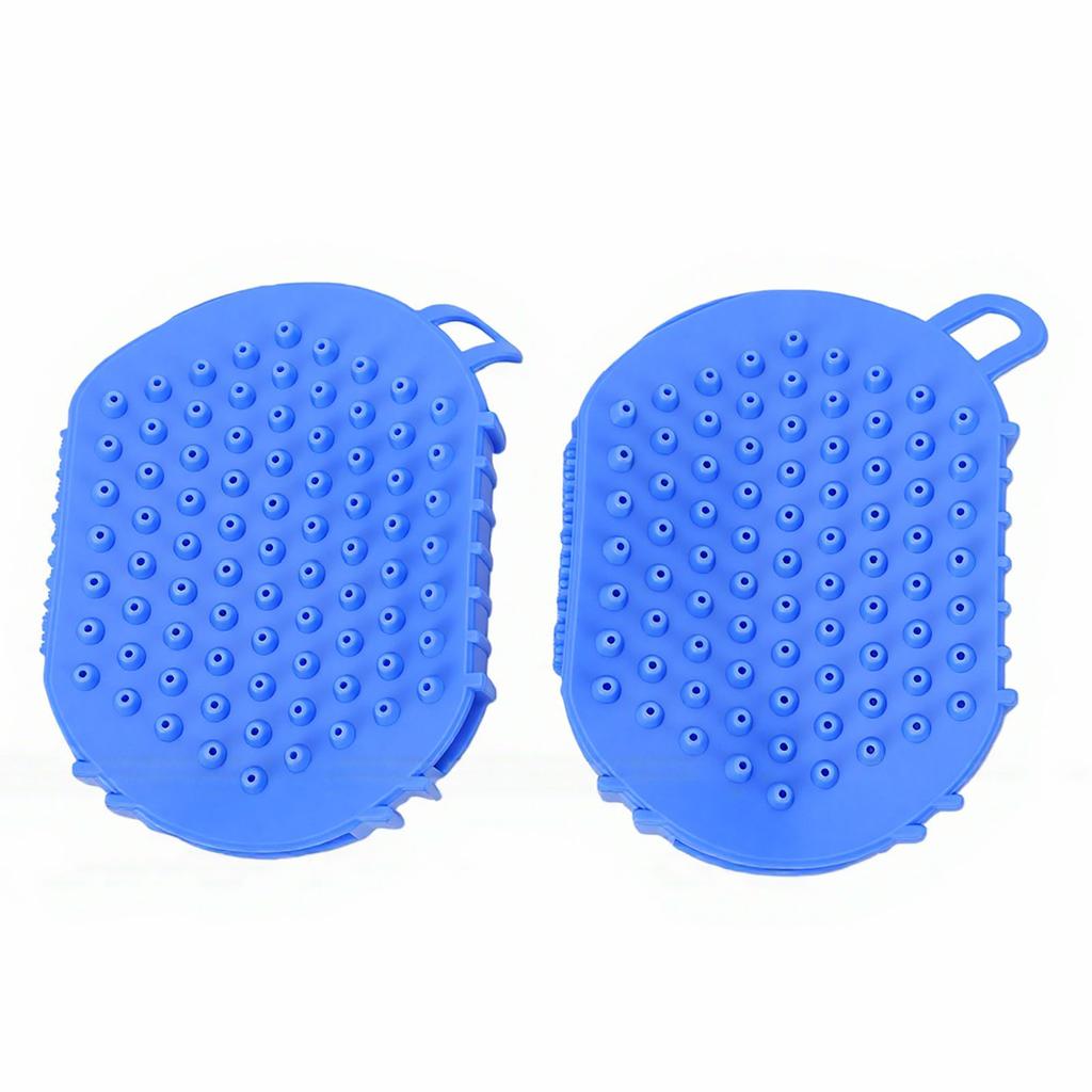 Body Massage Roller Ball Glove Ergonomic Handheld Water Proof Portable Muscle Relaxation Lymphatic Gloves Blue