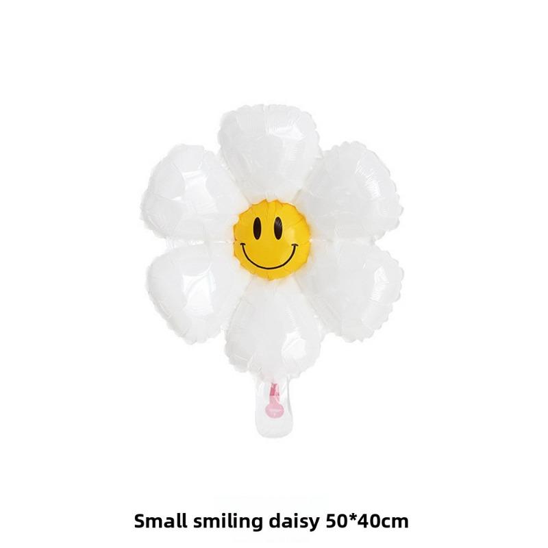 Flower Balloons, Daisies, Sunflowers, Smiling Face Balloons, Ground Promotion, Setting Up Stalls, Holding Balloons, Birthday Decorations, Photo Props