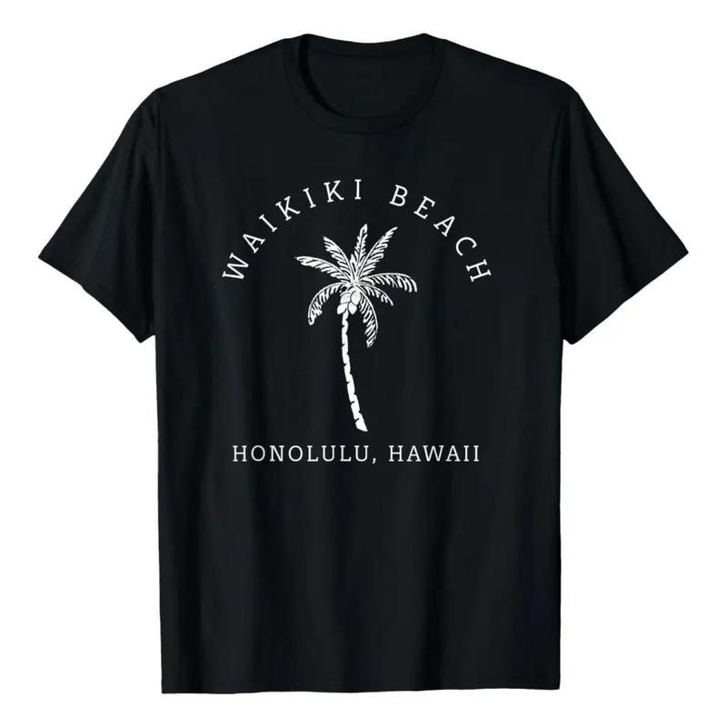 Souvenir De Palmera De La Isla Hawaiana De La Playa De Waiki S