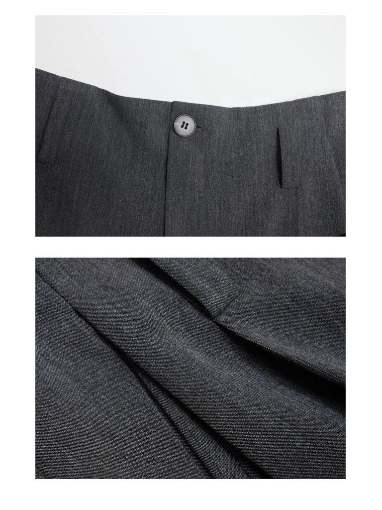 2026 Spring Women's High-Waisted Wide-Leg Casual Pants - Korean Style, Slimming, Versatile, Skin-Friendly
