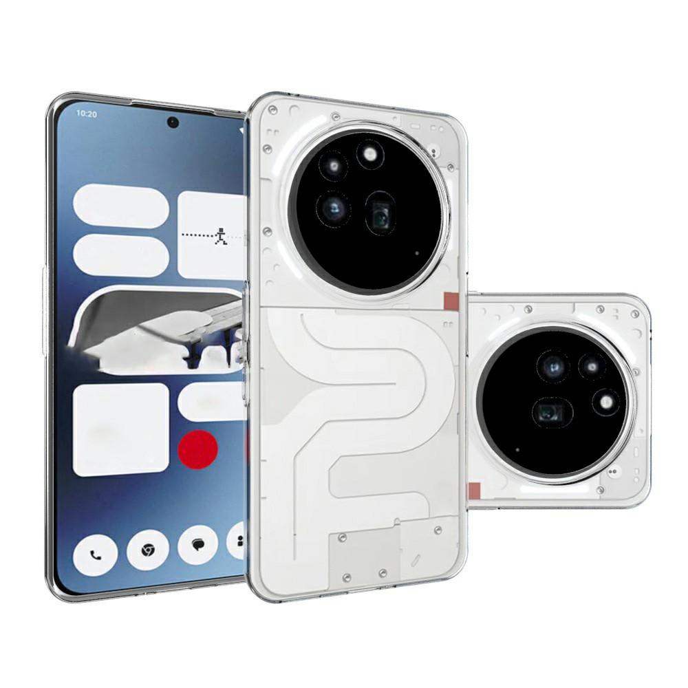 For Nothing Phone (3a) Pro Case 2.0mm TPU Anti-Scratch Clear Phone Cover