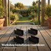4 Pieces Upper Trellis Support Bracket Rust-Resistant for Patio Projects