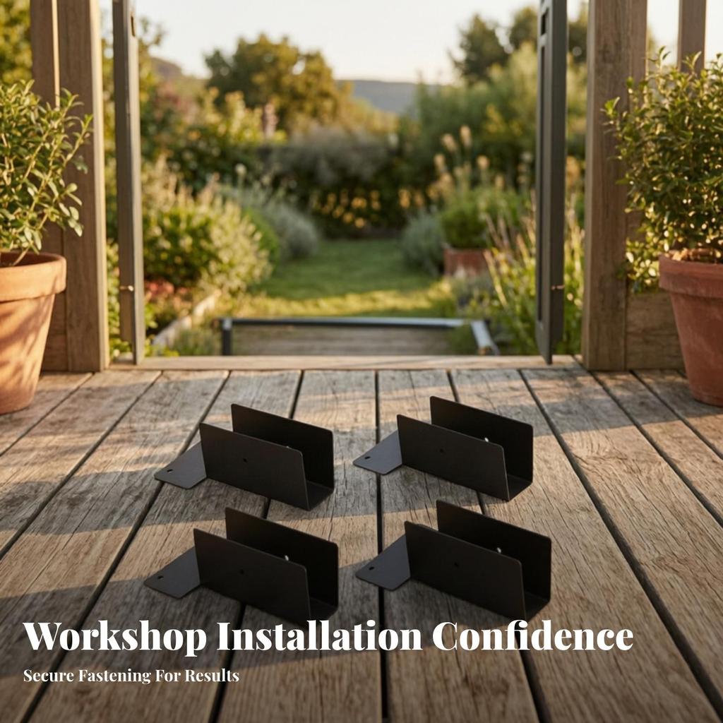4 Pieces Upper Trellis Support Bracket Rust-Resistant for Patio Projects