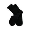 Bow Lace Socks Simple Mid-Tube Girl Sweet And Versatile Breathable Black White Gray Basic Daily Life