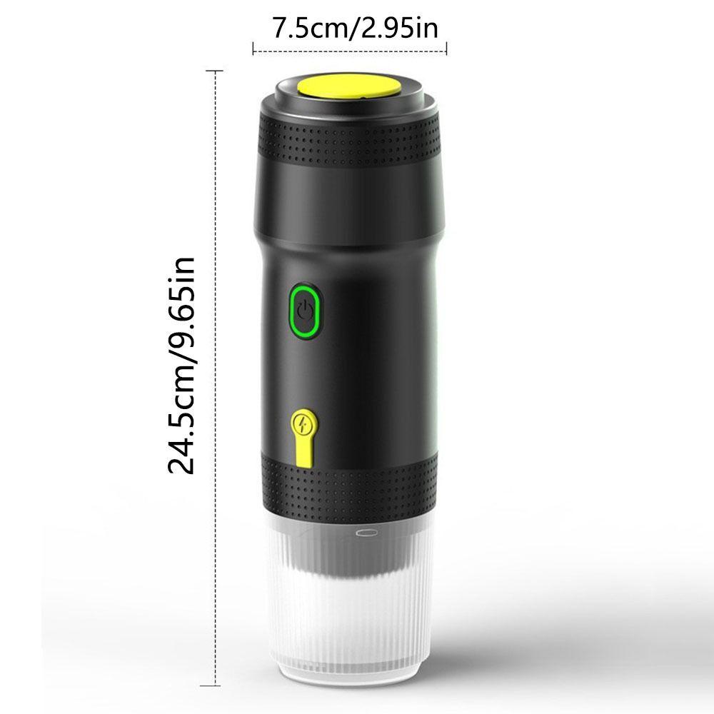3-in-1 Extraction Travel Coffee Maker Full Automatic Portable Espresso Machine  Hiking