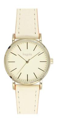 [Follow] Fragola Two-Tone Band Watch N02122S-1 IV/OR Women's Ivory