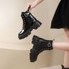 Comfortable Medium Tube Non-slip Thick-soled Versatile Women's Shoes 2025 Autumn and Winter New Student Non-slip Martin Boots Children