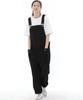 Seinteukeulu Deck Wide Bib Cargo Pocket Overalls Wcp-601 Black