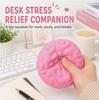 Cute Brain Squishy Stress Ball Funny Squeeze Ornament Party Favor Easter Halloween Birthday Festival Gift