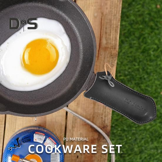 Anti-deformed Pan Handle Cover Thermal Insulation Easy To Carry Camping Pot Frying Pan Handle Cover