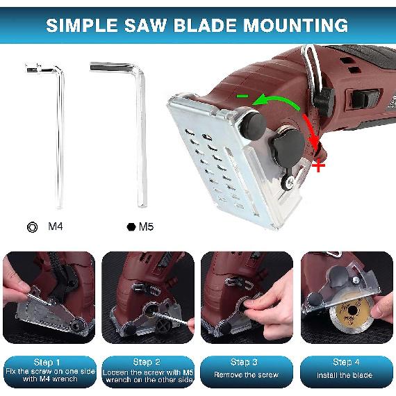 Mini Cutting Machine Multifunctional Mini Metal Cutting Chainsaw Mini Saw Handheld Chainsaw
