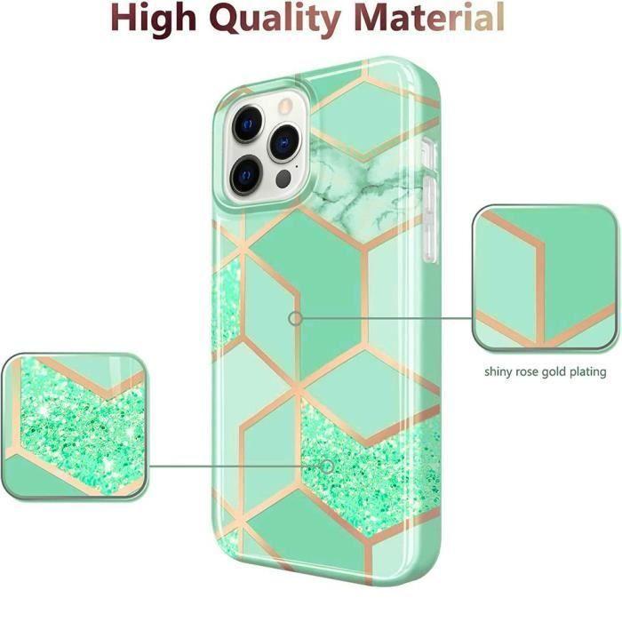 Coque - Booling - pour Samsung Galaxy S24 Plus - Turquoise - Slim et Élégant - 2 Verres trempés