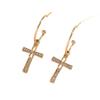 European Style Luxury Cross Earrings, Minimalist Instagram-Worthy Street Fashion Jewelry