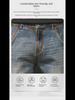 Jean fuselé à jambe droite pour homme: Pantalon décontracté tendance, ample et polyvalent pour l'automne/hiver.