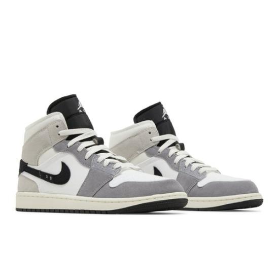 Air Jordan 1 Mid SE Craft Inside Out - Cementově šedá DZ4136-002