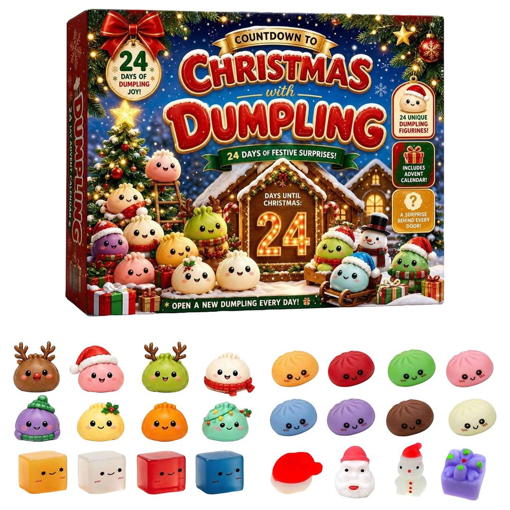Christmas Advent Calendar with Days of Toys for Kids Holiday Countdown