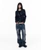 AAKAM Biker Wrap Leather Jacket (Black)