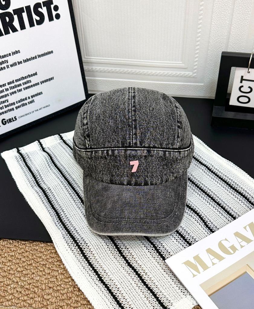 Tide Brand Hat Washed Old Baseball Cap Men's and Women's American Fashion Denim Cap Shading Spring Showing Small Face