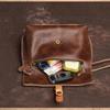 Johnature Vintage Genuine Leather Women's Small Bag Leisure Natural Soft Cowhide Solid Color Shoulder & Crossbody Bags